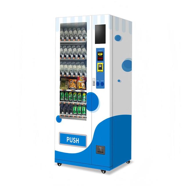 Customized Commercial Automatic Snack Drink Vending Machine Hot Cold Function Cooking Equipment 1 Year Warranty for Bakers