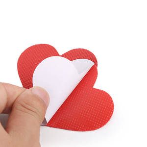 Pegatinas antideslizantes autoadhesivas <span class=keywords><strong>con</strong></span> forma de corazón rojo para zapatos de tacón alto, para mujeres, hogar, oficina, viajes - Product Image 5