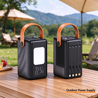 Batterie externe VELA 22,5 W à charge ultra-rapide avec 4 câbles intégrés, compacte et portable, avec sangle pour smartphones