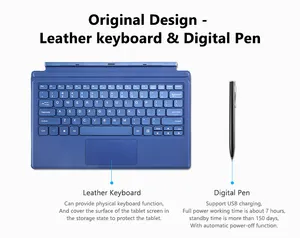 Tablet 2 em 1 de 11.6 polegadas, com caneta de teclado, win10, tablet, pc, em estoque