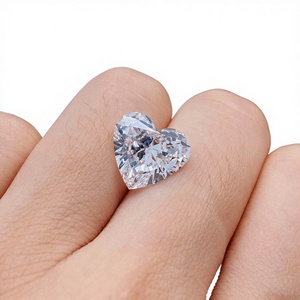 เพชรคุณภาพสูงจาก D'vins Jewels เพชรเม็ดเดี่ยวที่สร้างขึ้นในห้องปฏิบัติการ น้ำหนัก 5.72 กะรัต สี D รูปทรงหัวใจ จากเมืองสุรัต สำหรับทำเครื่องประดับ - Product Image 1
