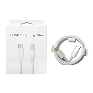 Оптовая продажа, 1 м, 2 м, 3 м PD, кабель для быстрой зарядки и передачи данных телефона, оригинальный зарядный кабель USB C Type-C для iPhone, Apple 12, 13, 14