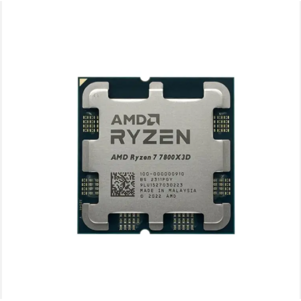 R7 7800X3D 8-Cores 16-Threads 104MB Game Cache Acceleration 104GHz Boxed Tray for Desktop Usage Used Game Processor