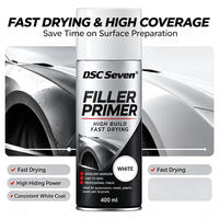 Peinture de base acrylique en aérosol pour réparation de carrosserie automobile 400ML avec excellente adhérence pour véhicules, métaux, plastiques et meubles