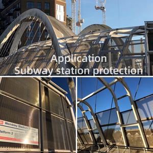 Panneaux de façade en maille métallique architecturale, maille <span class=keywords><strong>rigide</strong></span> <span class=keywords><strong>pour</strong></span> les applications de décoration murale et de plafond des bâtiments - Product Image 6