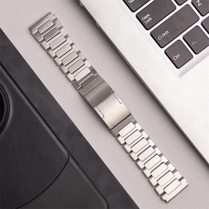 Bracelets de montre en acier inoxydable 22mm pour Samsung pour <span class=keywords><strong>Galaxy</strong></span> Watch 46mm pour <span class=keywords><strong>Galaxy</strong></span> Watch 3 45mm Gear <span class=keywords><strong>S3</strong></span> <span class=keywords><strong>Frontier</strong></span>/Classic Smartwatches - Product Image 2