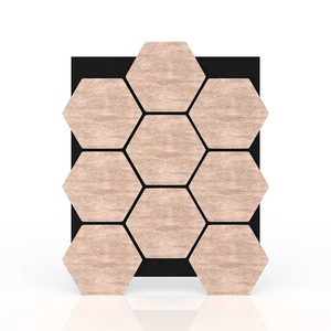 Commercio all'ingrosso di alta qualità decorativo <span class=keywords><strong>fai</strong></span> <span class=keywords><strong>da</strong></span> <span class=keywords><strong>te</strong></span> pannello acustico MDF pannelli acustici in legno poliestere 3D parete di legno doghe - Product Image 2