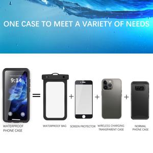 GSCASE Étui de téléphone portable de sport étanche en TPU pour MOTO G STYLUS 5G 2025 Protecteur de caméra de natation et de plongée - Product Image 5