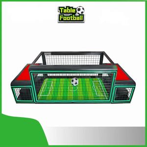 Máquina de Fútbol de Mesa para Dos Jugadores, Operada con Monedas, Metálica, para Interiores/Exteriores, con Efectos de Iluminación y Bola Incluida - Product Image 2