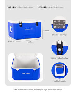 Boîte isotherme de 65 L avec couvercle de rangement sec pour ustensiles et petits objets - Product Image 2