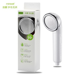 Miniwell Handheld Shower Head Chrome Plated Water Saving Filtered <b>Spray</b> Head Modern Design Bath Hardware <b>Set</b> - Product Image 1