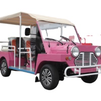 Vente en gros de batterie au lithium-fer phosphate Street Legal Tour Shuttle Bus Mini voiture électrique de tourisme