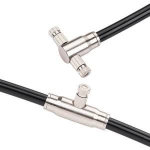 Brass Dual-Nozzle 9.52mm Straight <b>Spray</b> Nozzle For High-Pressure Flushing Fogging Humidification Cooling Accessories - Product Image 2