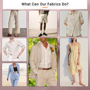 Tela de <span class=keywords><strong>Lino</strong></span> 100% Puro para <span class=keywords><strong>Ropa</strong></span>, Color Sólido, Tejido Suave, Teñido Liso, al por Mayor, Estilo Francés, Irlandés e <span class=keywords><strong>Italiano</strong></span>, de Skygen Shirts - Product Image 6