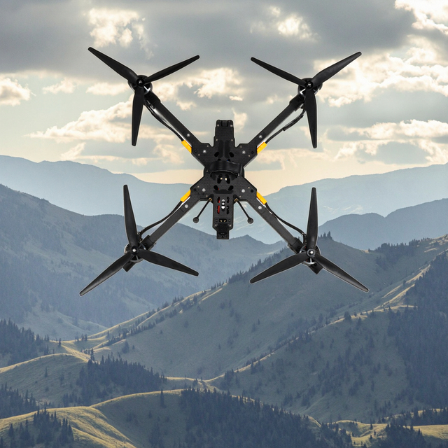 Axisflying Customized Professional 13inch T700 Carbon Fibre HD FPV Drone Camera Long Range 10km 4kg-6kg Payload 5.8G VTX Remote
