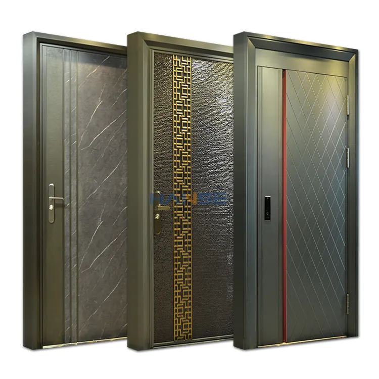 HS-SD04 цены по прейскуранту завода-изготовителя, дома, отеля, межкомнатные двери безопасности стальные двери дизайн