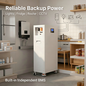 ตู้แบตเตอรี่ลิเธียม 10kWh 15kWh 48V 51.2V ระบบกักเก็บพลังงานแสงอาทิตย์ - Product Image 4