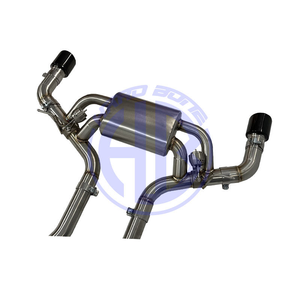 Système d'échappement Catback en acier inoxydable pour Supra A90 3.0T avec soupape électronique, épaisseur 1,5 mm, finition bleu brûlé - Product Image 2