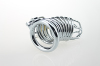 Cage de chasteté masculine en métal en forme de serpent, dispositif de verrouillage du pénis, dispositif d'abstinence avec deux clés de déverrouillage, jouet intime de contrainte pour adultes