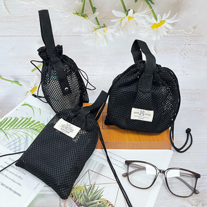 Tùy chỉnh nylon lưới lưới dây rút túi cho thể thao hàng tạp hóa sử dụng cho bóng rửa quần áo giày kính mắt khung dệt bao bì - Product Image 6