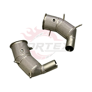 Tuberías Delanteras con Protección Térmica Vortex SS304 para Porsche 911 992 Turbo S 3.8L Twin Turbo, Kit de Cabezales de Alto Rendimiento para Carreras - Product Image 2