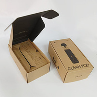 Cajas de Regalo y Envío de Cartón Corrugado Resistente con Laminado Brillante y Grabado en Relieve, Embalaje Navideño Reciclable, Embalaje Plano