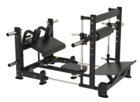 Appareil Commercial Double Face à Charge par Disques pour Hip Thrust et Glute Thrust, Équipement de Musculation des Fessiers et du Bas du Corps Elite