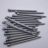 Goupille d'éjection droite et manchon d'éjection S136 en acier inoxydable de haute précision pour moule, dureté 48-50HRC/58-60HRC, tolérance 0.01