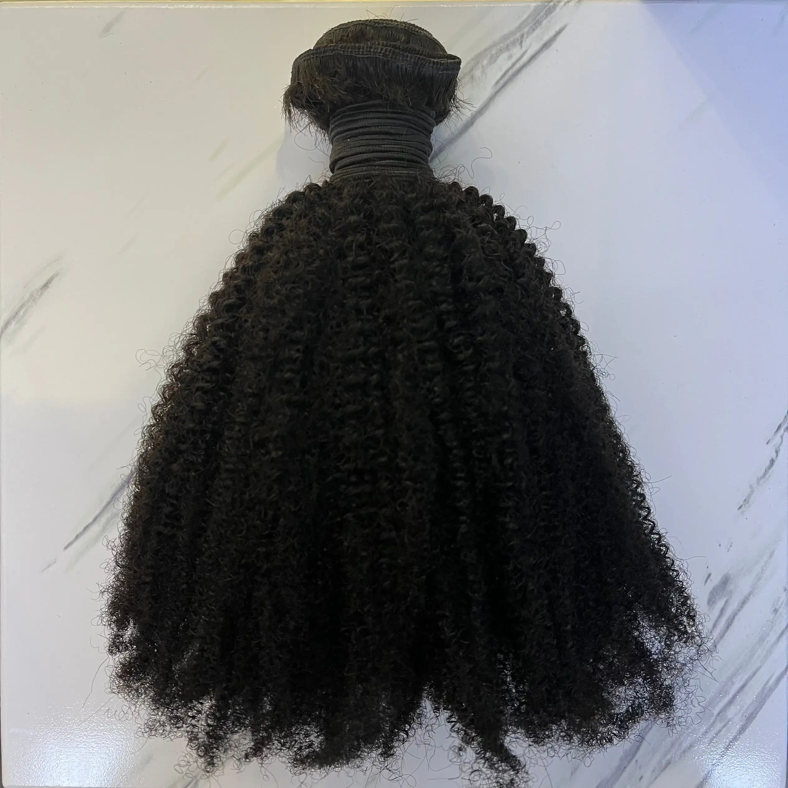 Bán buôn chất lượng hàng đầu 100% thô chưa qua chế biến chồn Myanmar tóc 4C bó tóc mở rộng afro kinky coily