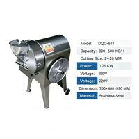 DQC-611 Commerciële Wortelgroente Snijmachine Multifunctionele Snijder/Schaaf/Snijder voor Catering, Voedselverwerkingsbedrijven