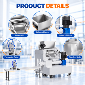 Máquina pequeña para fabricar jabón de 50-150 kg/h para una producción flexible de diferentes barras de jabón para lavar ropa, inodoros y baños. - Product Image 4
