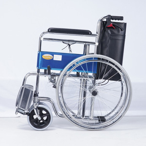Silla de Ruedas Manual con Asiento de Inodoro, de Acero y Aleación de Aluminio, Ligera y Plegable, para Asistencia de Movilidad para Personas con Discapacidad - Product Image 2