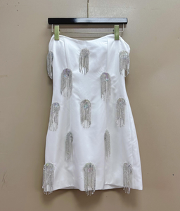 MF Primavera fuera del hombro Noche Borla Simple Moda Club Vestidos para mujeres Sexy - Product Image 2