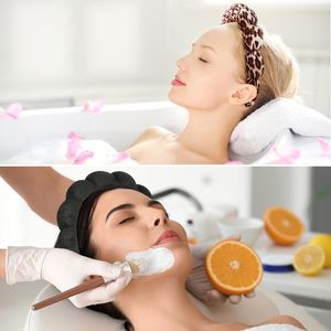 Bandeau en éponge en forme de nuage pour femme, style couronne haute, en tissu éponge doux, pour le lavage du visage, le maquillage et les accessoires de SPA - Product Image 2