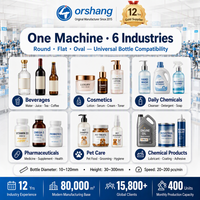 Machine automatique d'étiquetage de bouteilles rondes pour le vin, les spiritueux, les bouteilles en verre, applicateur d'étiquettes de haute précision pour l'industrie des spiritueux