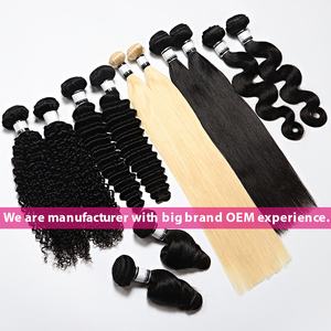 Paquetes de extensiones de cabello humano 100% 18 20 22 24 pulgadas paquetes de cabello humano liso <span class=keywords><strong>hueso</strong></span> barato al por mayor paquetes de cabello Remy a granel - Product Image 4