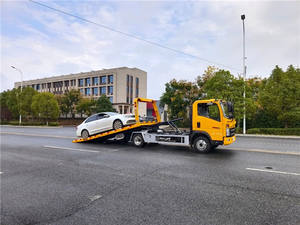 Camion de <span class=keywords><strong>remorquage</strong></span> de dépanneuse de plate-forme de lit de petit pain de l'EURO 5 130HP de HOWO - Product Image 3