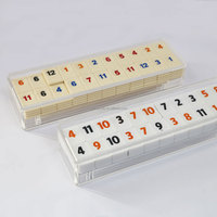Tuile de rami personnalisée acrylique jeu ensemble Lucite Judaica cadeau juif