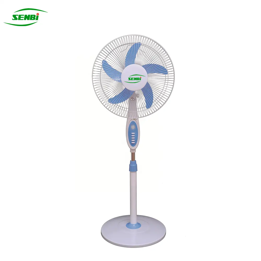 Ventilatore con supporto solare da 16 pollici 18 pollici C MAN ZVO 12V DC ventilatore elettrico con luce LED Timer ventilatore AC/DC