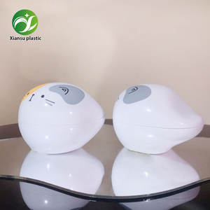10G Witte Schattige Kattenvormige Kinderhuidverzorgingscrème Verpakking Plastic Potten Cosmetische Verpakking - Product Image 4