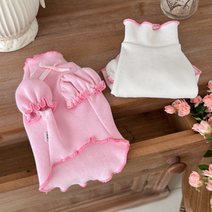 कुत्ते बिल्लियों शरद ऋतु सर्दियों के लिए रफड़े के साथ पालतू जानवरों के लिए रफल्ड कफ के साथ पालतू जानवर शरद ऋतु सर्दियों - Product Image 2