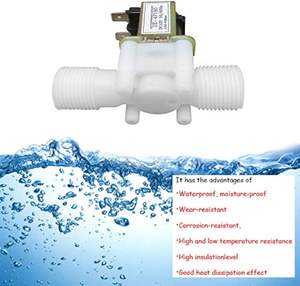 Aismartlink 1/2 "Gewinde Kunststoff-Magnetventil Wasser einlass Durchfluss schalter Magnetische Wasser luft Normaler weise geschlossene Werkzeuge DC 12V - Product Image 4