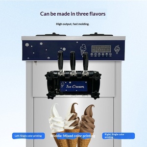 Macchina per Gelato Commerciale per Negozi di Tè al Latte e Dessert, Verticale da Banco, Piccola Gelatiera Automatica per Gelato Soft 220V 2500W - Product Image 5