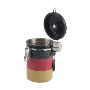 <b>Coffee</b> Storage Jar 1.8L Airtight Stainless Steel Kitchen Food Storage Container <b>Coffee</b> <b>Canister</b> with Spoon - Product Image 4