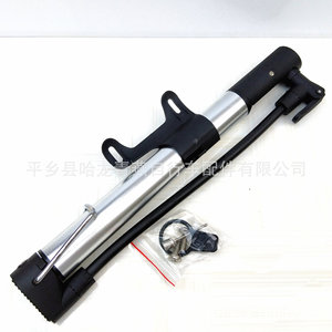 Mini Portable Aluminum Bicycle <b>Pump</b> 290mm Manual Air <b>Pump</b> For Bike With Nozzle <b>Adapter</b> - Product Image 5