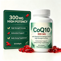 Capsules de Coenzyme Q10 Ubiquinol Cq10, 60 unités, complément alimentaire pour le soutien immunitaire, extrait naturel, unisexe, meilleur prix