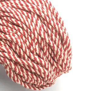 Twisted cotton cord rope macrame 3mm 4mm 5mm cord rope cotton twine ball