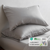 Parure de lit en bambou, drap plat et housse de couette, taille Queen, 300 fils, écologique, ultra doux, tailles personnalisables, vente en gros usine