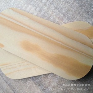 <b>Wooden</b> Oval <b>Plank</b> Base Pine Veneer Irregular Shape Craft Supply For Diy Home Decor - Product Image 3