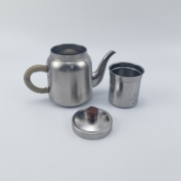 Théière japonaise traditionnelle en titane 600 ml, ensemble café et thé écologique, bouteille en titane – Meilleures ventes